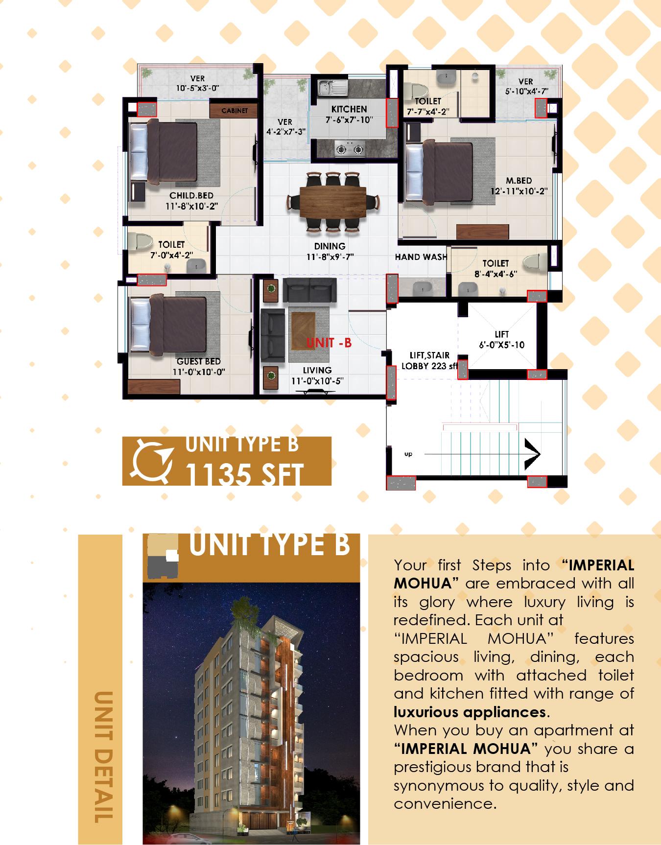 Unit B Floor Plan
